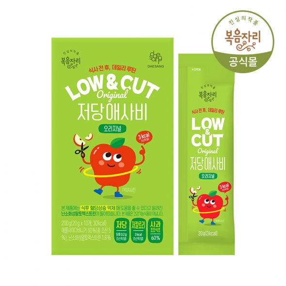복음자리 LOW&CUT 저당애사비 · 오리지널 포장